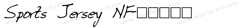 Sports Jersey NF字体转换
